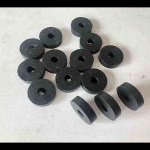 高弹性橡胶垫圈减震橡胶垫片风机空调减震胶垫螺丝缓冲圆形胶垫块直径